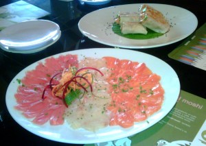 Sashimi y Tacos - Moshi Moshi