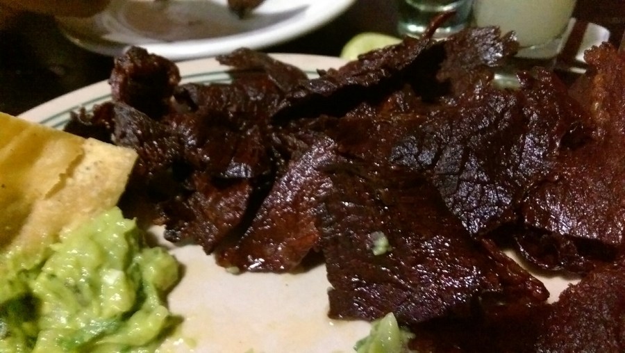 Cecina en Salon del Bosque, cantinas gdl