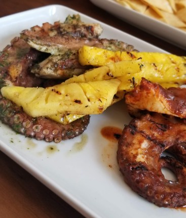 Pulpo al Pastor en Asador al Ataud